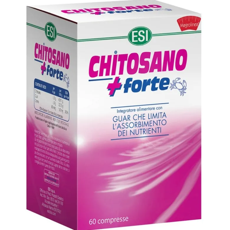 Esi Chitosano Forte Integratore Dieta 60 compresse.