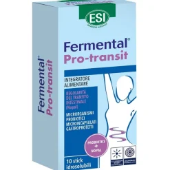 ESI Fermental Pro-Transit Integratore per Regolarità Intestinale 10 Stick