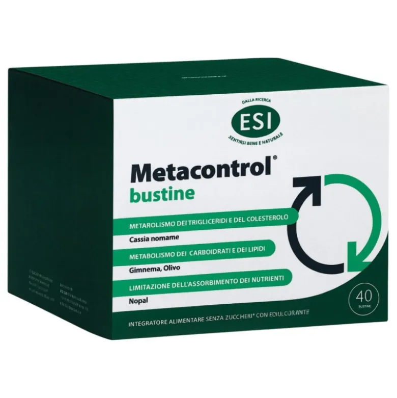 Esi Metacontrol Integratore per Sindrome Metabolica 40 Bustine
