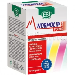 Esi Normolip 5 Forte Integratore per Colesterolo e Trigliceridi 60 Compresse