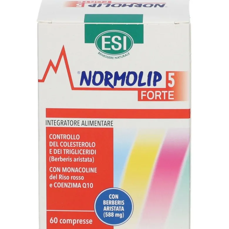 Esi Normolip 5 Forte Integratore per Colesterolo e Trigliceridi 60 Compresse