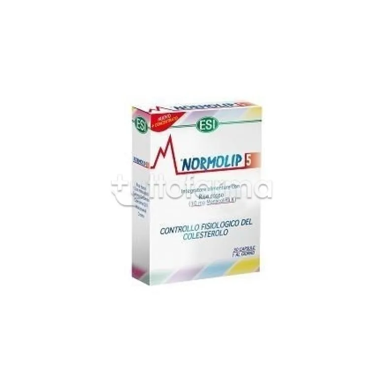 Esi Normolip 5 per Abbassare Colesterolo 30 Capsule