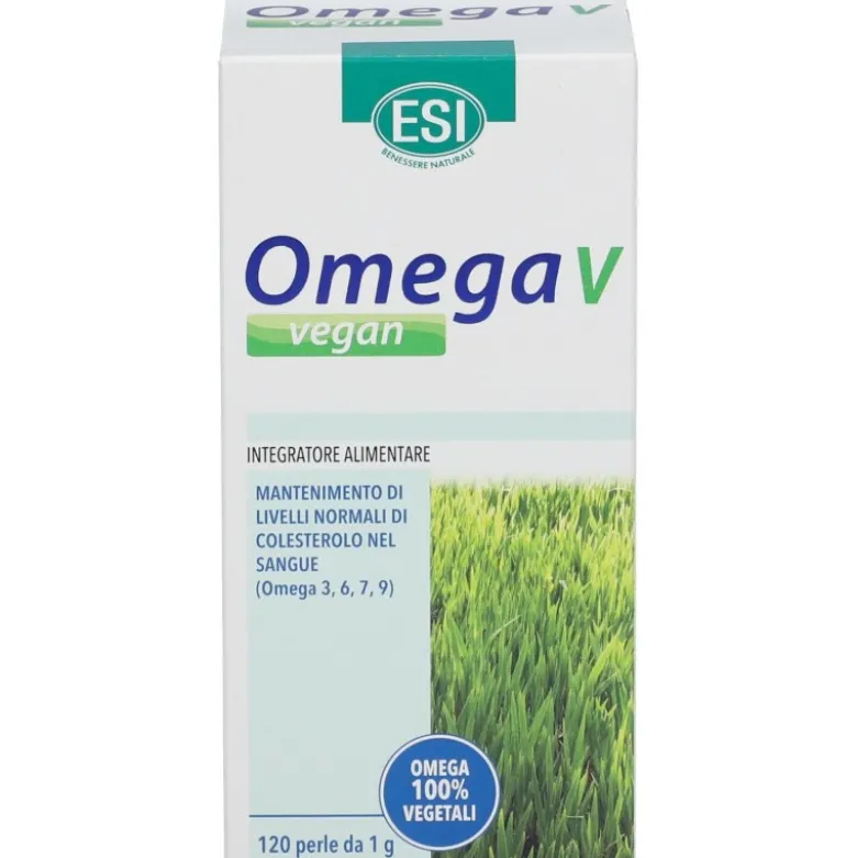 Esi Omega V Vegan Integratore Acidi Grassi 120 Perle Vegetali