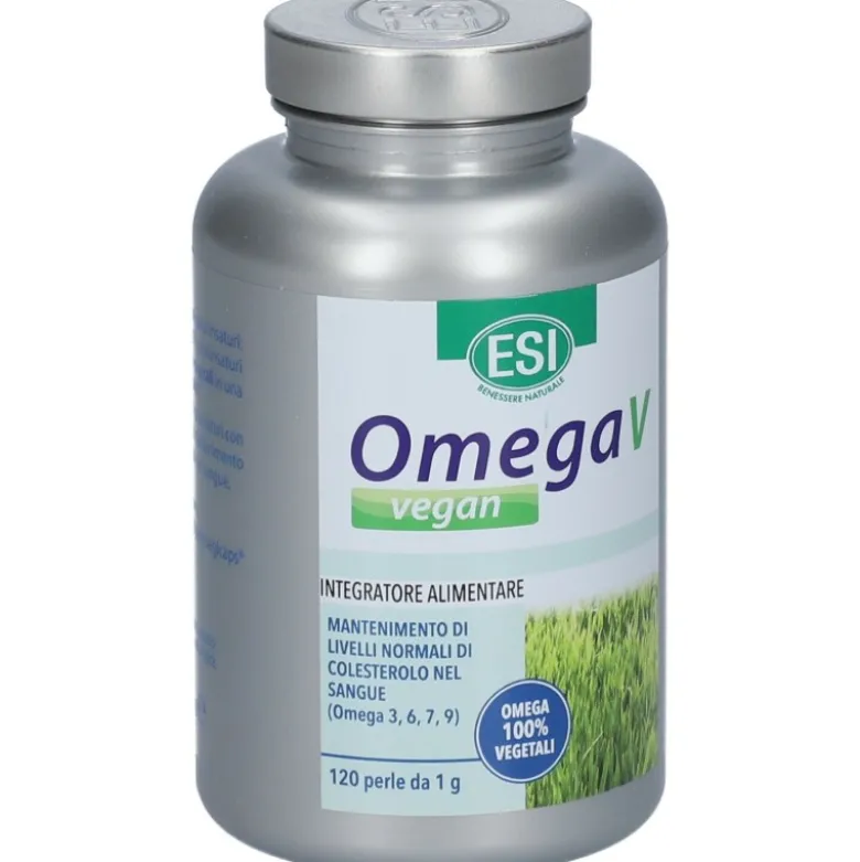 Esi Omega V Vegan Integratore Acidi Grassi 120 Perle Vegetali