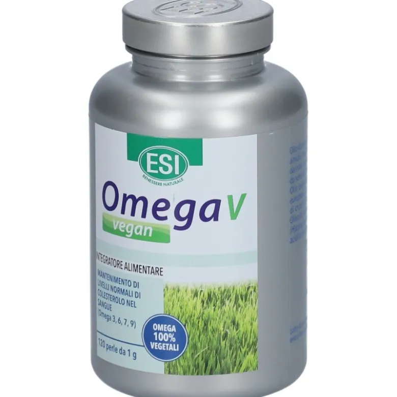 Esi Omega V Vegan Integratore Acidi Grassi 120 Perle Vegetali