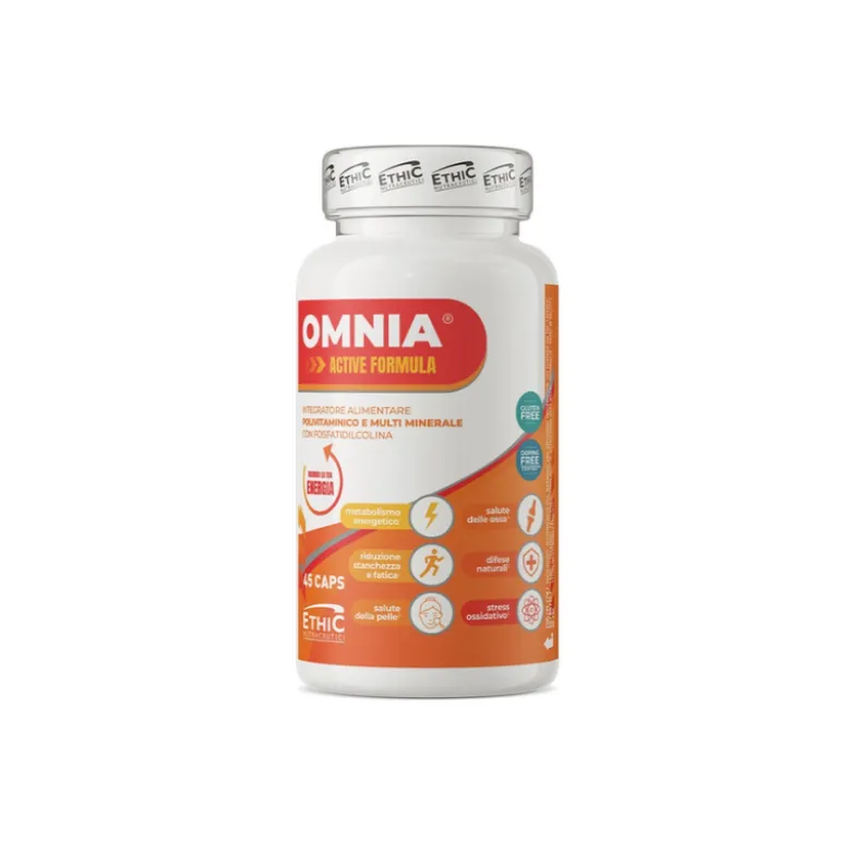 Ethicsport Omnia Active Formula Integratore Multivitaminico 45 Capsule