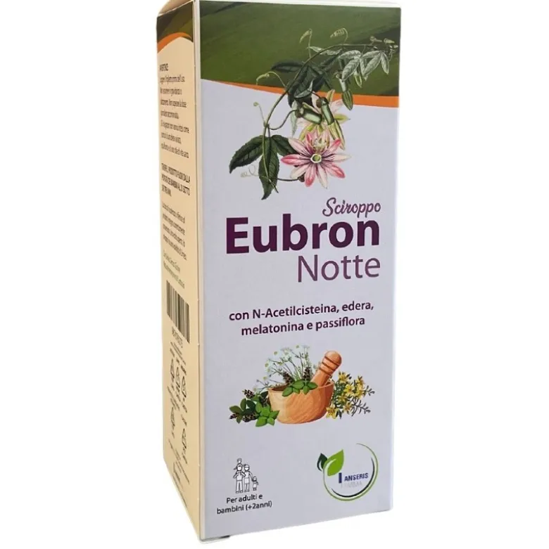 Eubron Notte Sciroppo per Vie Respiratorie e Sonno 150ml