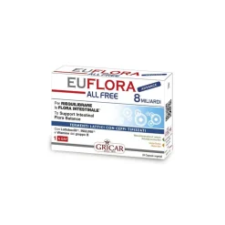 Euflora Advance All Free Fermenti Lattici per Flora Intestinale 24 Capsule