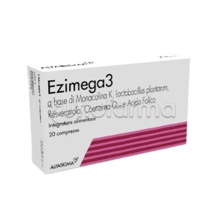 Ezimega3 Integratore Alimentare per il Colesterolo 20 Compresse