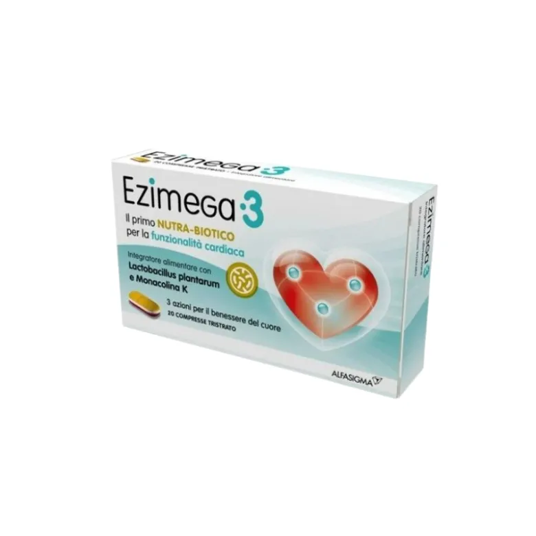 Ezimega3 Integratore Alimentare per il Colesterolo 20 Compresse