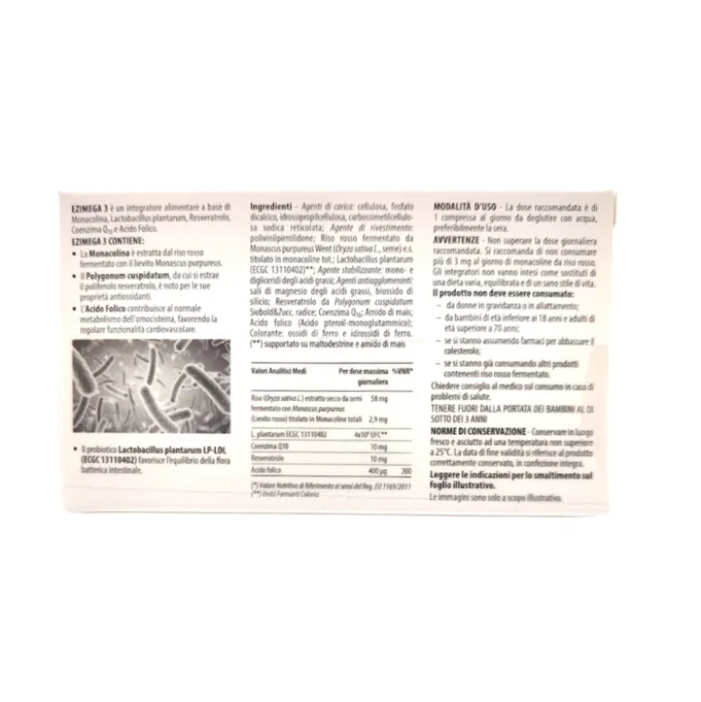 Ezimega3 Integratore per il Colesterolo 2 Confezioni da 20 Compresse