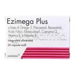 Ezimega Plus Integratore per Colesterolo 20 Capsule