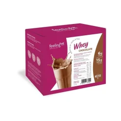 Feeling Ok Whey Chocolate Protein Miscela Proteica Cioccolato 21 Bustine da 25g
