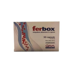 Ferbox Integratore Alimentare di Ferro per Benessere Generale 30 Capsule