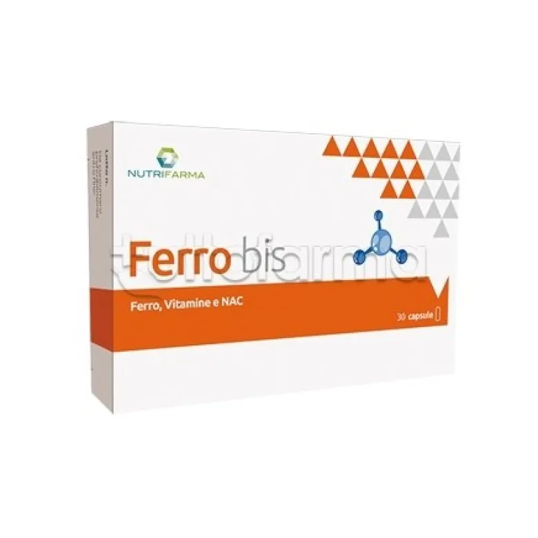 Ferro Bis Integratore di Ferro per Energia e Globuli Rossi 30 Capsule