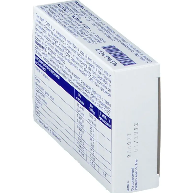Ferrofast Forte Integratore Ferro Liposomiale 30 Capsule Molli