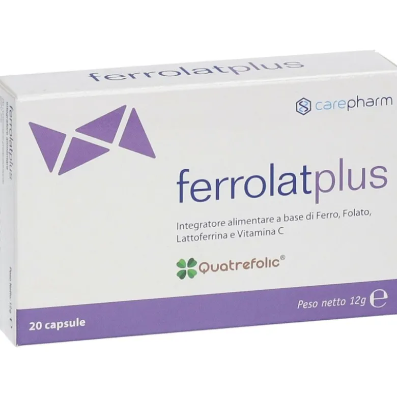 Ferrolat Plus Integratore Alimentare 20 Capsule