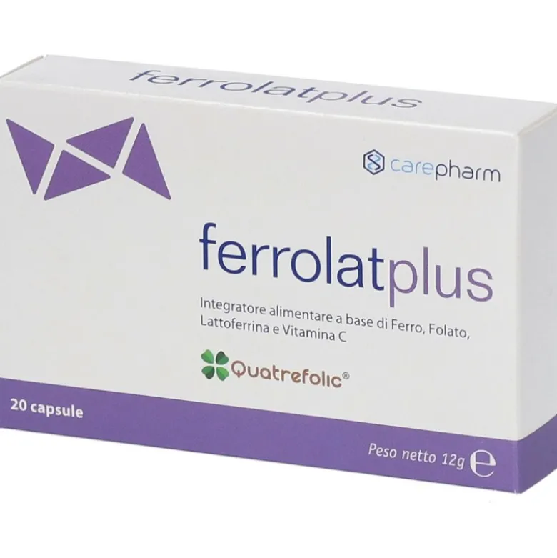Ferrolat Plus Integratore Alimentare 20 Capsule