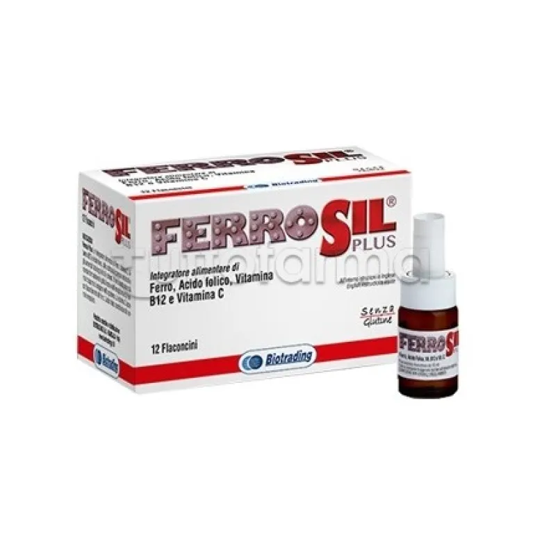 Ferrosil Plus Integratore Energizzante 12 Flaconcini