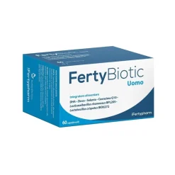 FertyBiotic Uomo per Fertilità Maschile 60 Capsule Molli