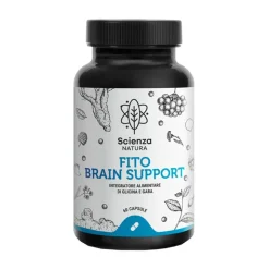 Fito Brain Support Integratore Glicina GABA Sistema Nervoso 60 Capsule