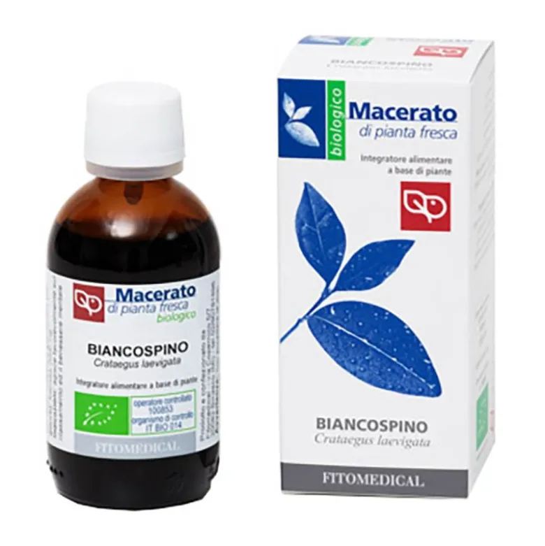 Fitomedical Biancospino Tintura Madre per Cuore e Pressione 100 Ml Bio