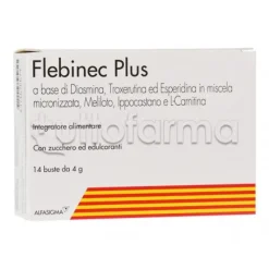 Flebinec Plus Integratore per Gambe e Microcircolo 14 Bustine