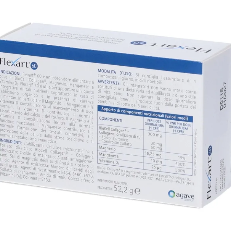 Flexart 60 per Benessere Articolazioni 60 Compresse Agave