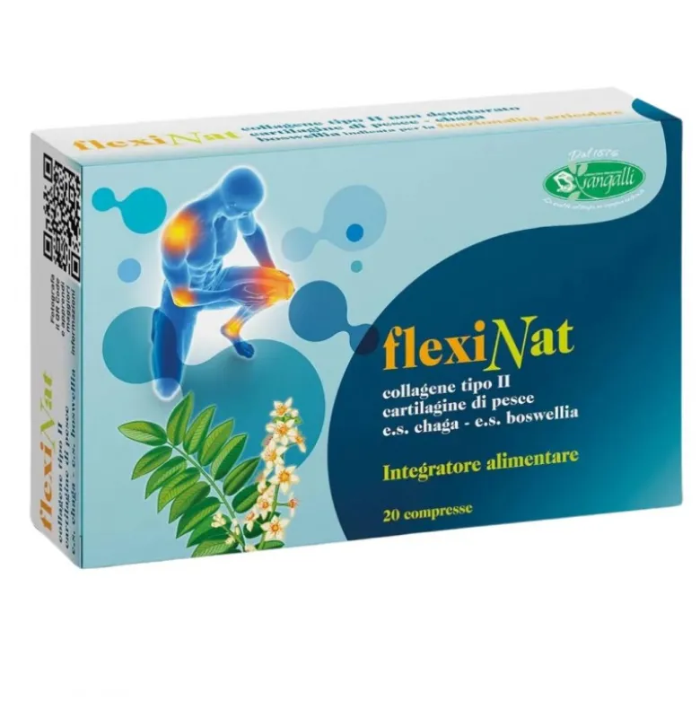 FlexiNat Integratore di Collagene per Articolazioni 20 Compresse