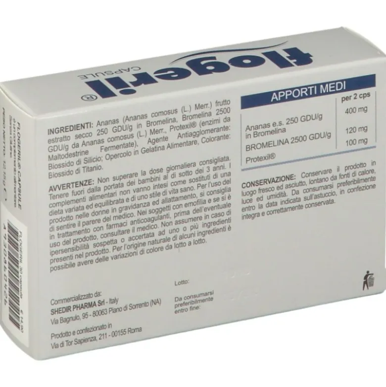 Flogeril Integratore Drenante e per Microcircolo 30 Capsule