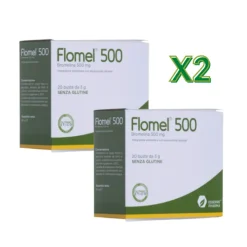 Flomel 500 Integratore Anticellulite 20 Bustine - 2 Confezioni
