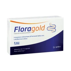 Floragold per Benessere Intestinale e Sistema Immunitario 12 Capsule