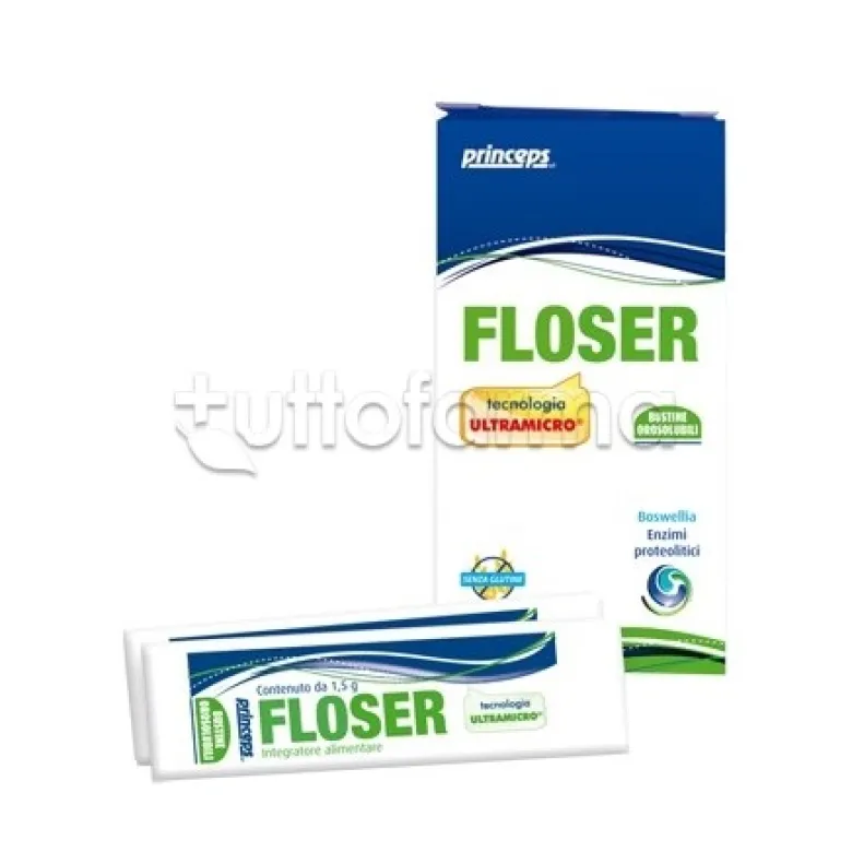 Floser Integratore Antinfiammatorio 10 Bustine Orosolubili