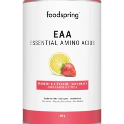 Foodspring EEA Integratore Aminoacidi Essenziali Gusto Fragola Limone 420g