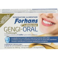 Forhans Lattoferrina Gengi-Oral per Salute Orale 30 Compresse Orosolubili.