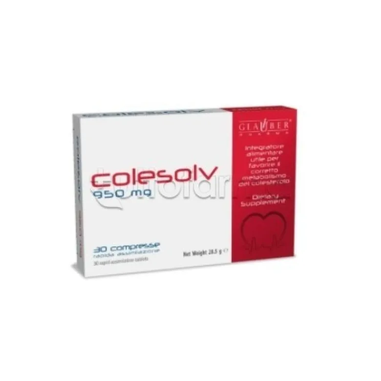 Forza Vitale Colesolv Integratore per il Colesterolo 30 Compresse