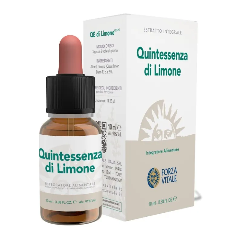 Forza Vitale Quintessenza Limone Ecosol Integratore 10 ml