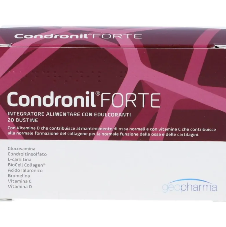 Geofarma Condronil Forte Integratore Alimentare per Stanchezza 20 Bustine