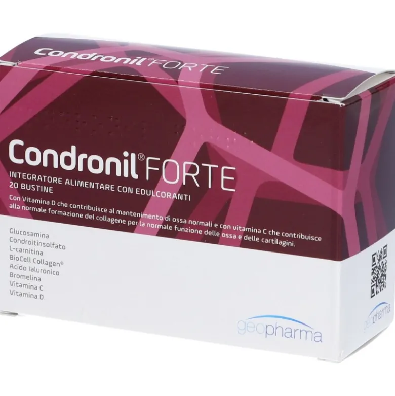 Geofarma Condronil Forte Integratore Alimentare per Stanchezza 20 Bustine