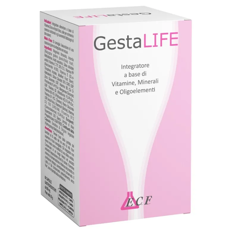 Gestalife integratore gravidanza con vitamine e minerali 60 capsule