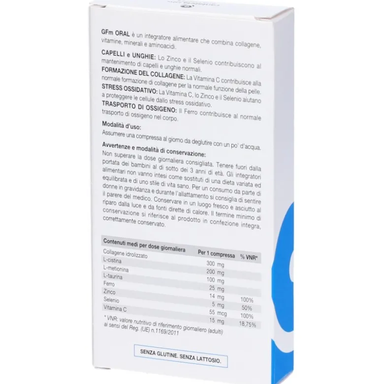 GFm Oral Iraltone Integratoreper Caduta Capelli 30 Compresse