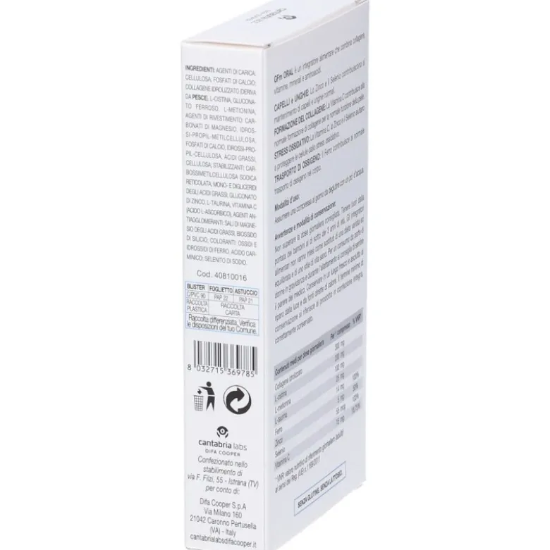 GFm Oral Iraltone Integratoreper Caduta Capelli 30 Compresse