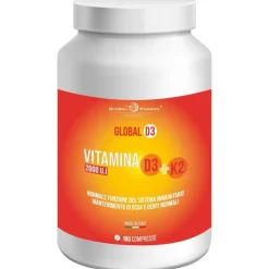 Global D3 integratore per ossa e sistema immunitario 180 compresse