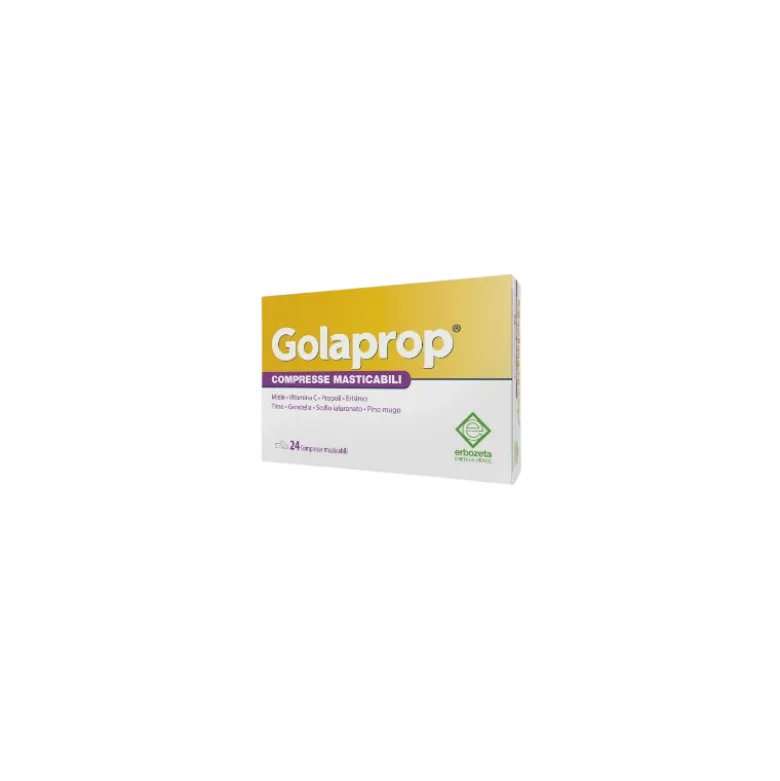 Golaprop Integratore per Gola e Vie Respiratorie 24 Compresse
