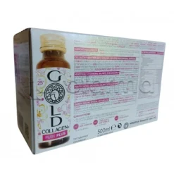Gold Collagen Pure Plus Integratore per Pelle, Capelli e Unghie 10 Flaconcini