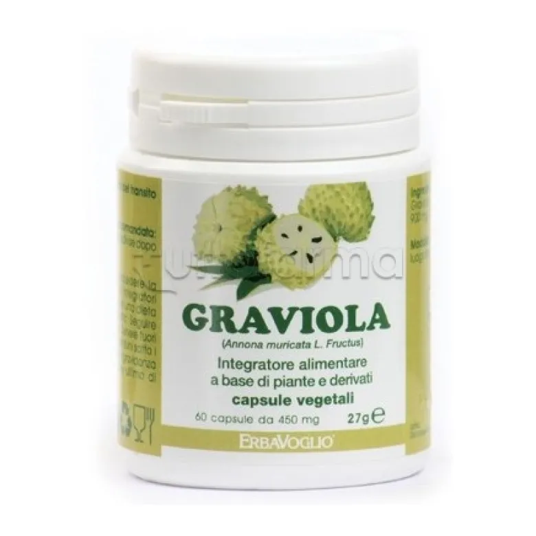 Graviola per Regolarità Intestinale 60 Capsule 27g