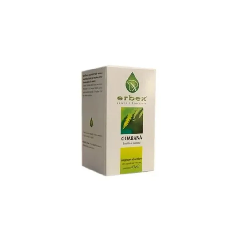 Guarana per Energia e Vitalità 100 Capsule 430mg