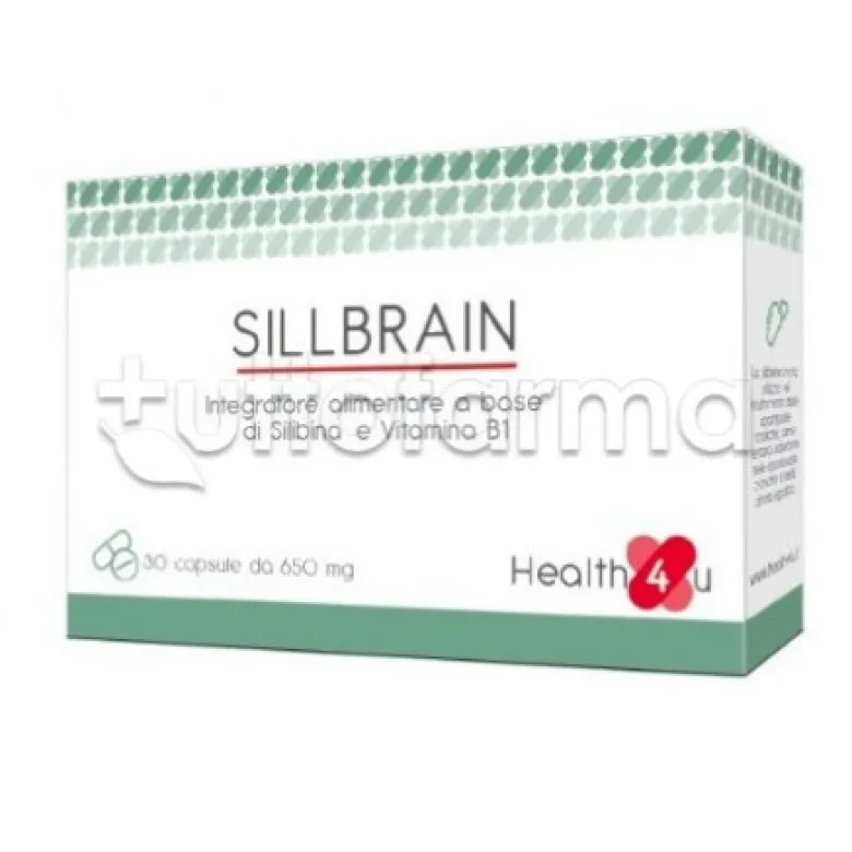 Health4U Sillbrain Integratore per Memoria 30 Capsule