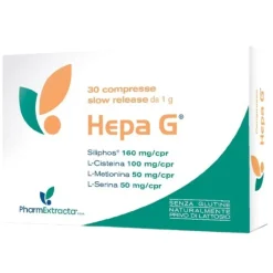 Hepa G Integratore per Salute del Fegato 30 Compresse