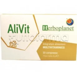 Herboplanet Alivit Integratore Multivitaminico 30 Compresse